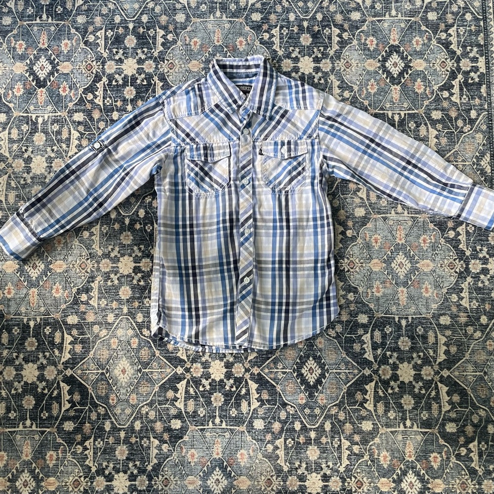 Boys Gioberti Western Style Button Down Shirt